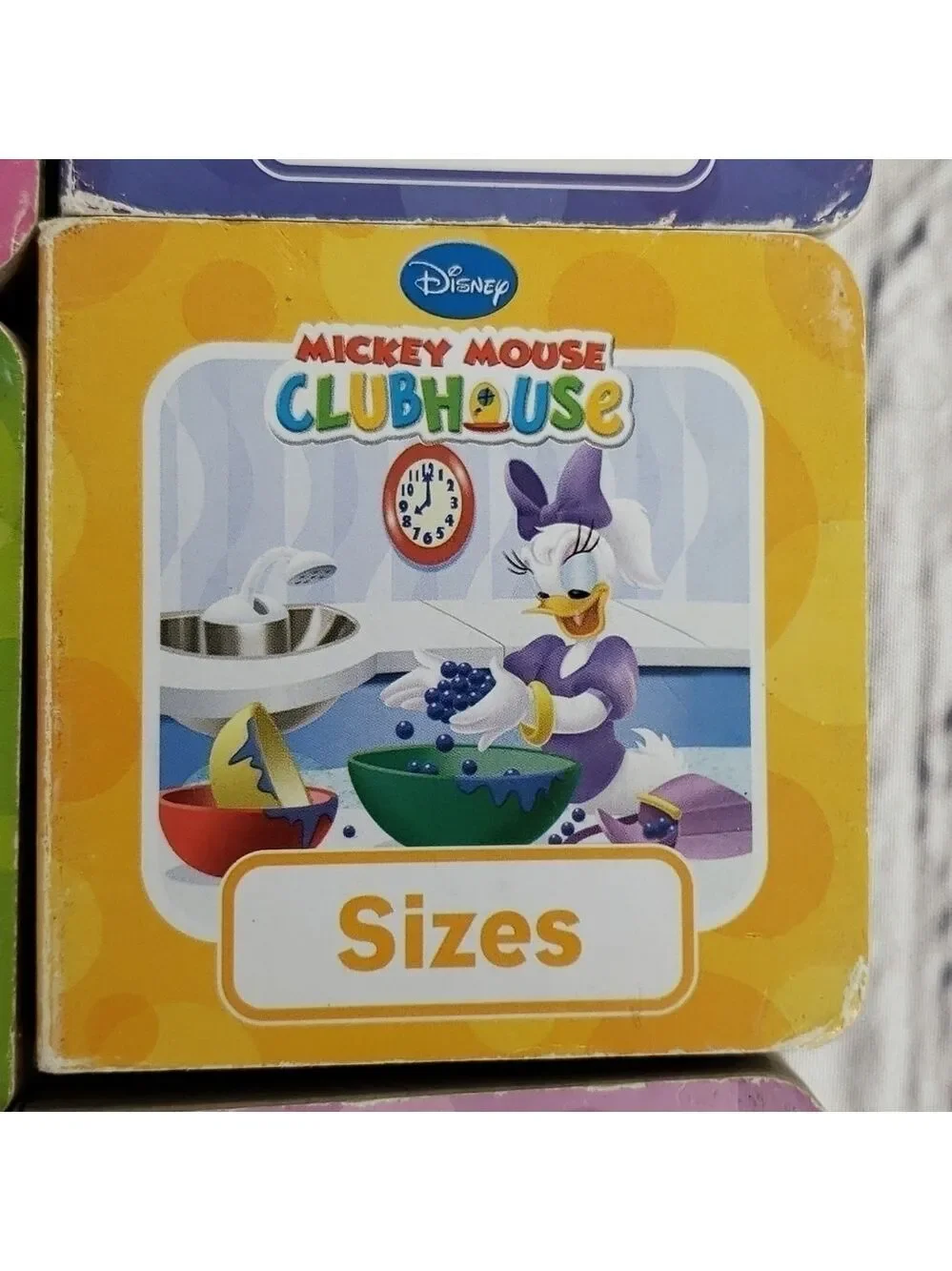 DISNEY Mickey Mouse Clubhouse Chubby First Baby Learning Book Set VGUC